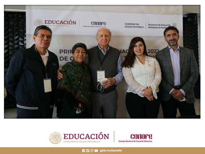 CONAFE_mx's tweet photo. La subsecretaria de #Educación Obligatoria de @SEPGobPue, M.ª del Coral Morales, y la presidenta de la Comisión de Educación del Congreso local @xelariannah presidieron junto con nuestro director general la Primera Reunión Nacional 2022 de Coordinadores Territoriales del Consejo. https://t.co/I1rVKwofoo