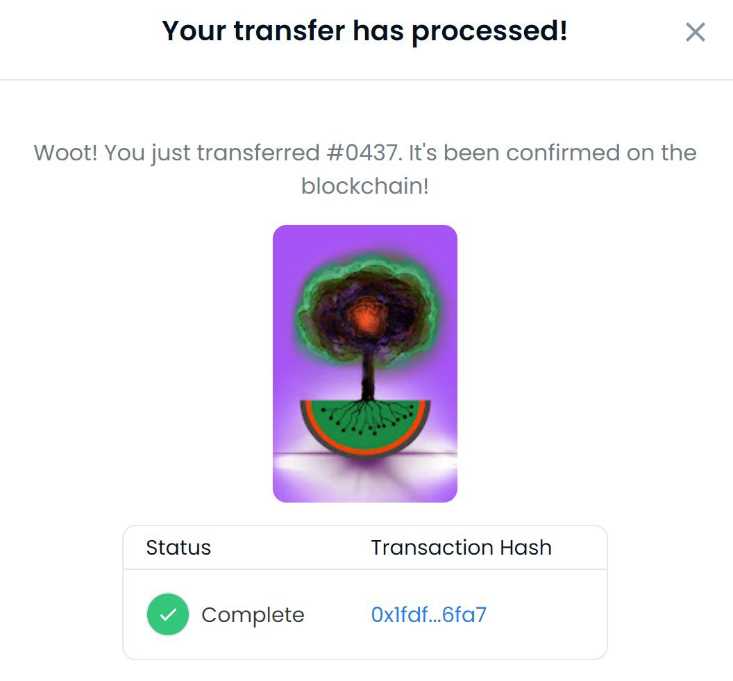 Congratulations <a href="/Emilliasunrise/">Emillia 🦋</a> 🌈
#NFT #NFTGiveaway @WMD_NFT