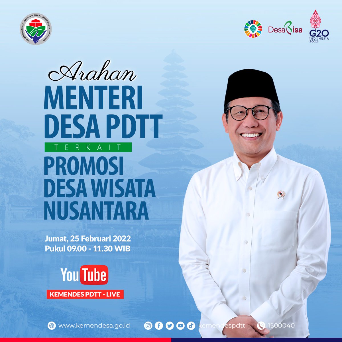 #DesaWisataNusantara

<a href="/halimiskandarnu/">ABDUL HALIM ISKANDAR</a> 
@kemendespdtt
<a href="/malik_haramain/">malikharamain</a>
<a href="/imansyukri/">Iman Sukri</a>
<a href="/taufikmadjid71/">IG : taufik.madjid</a>
@yusradaridesa
<a href="/azzameldzikrie/">#SantriIndonesia</a>
<a href="/tppkemendes/">TPP KEMENDES</a> 
<a href="/P3MDKalteng/">P3MD PROV KALTENG</a> 
<a href="/P3mdBaritoUtara/">P3MD Barut Kalteng</a>