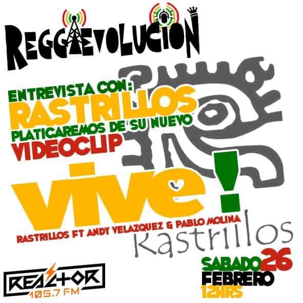 Reactor 105.7 FM (@reactor105) on Twitter photo Prepárense para dar inicio a una nueva entrega de <a href="/Reggaevolucion/">Reggaevolución</a> y acompañar este caluroso sábado. Sintonicen a Joshua ya que también tendremos a <a href="/losrastrillos/">Los Rastrillos</a> presentando su nuevo video #Vive 🌞🎶 Prepárense para dar inicio a una nueva entrega de <a href="/Reggaevolucion/">Reggaevolución</a> y acompañar este caluroso sábado. Sintonicen a Joshua ya que también tendremos a <a href="/losrastrillos/">Los Rastrillos</a> presentando su nuevo video #Vive 🌞🎶
