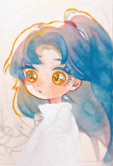 描きかけのアンジェラ…👼 