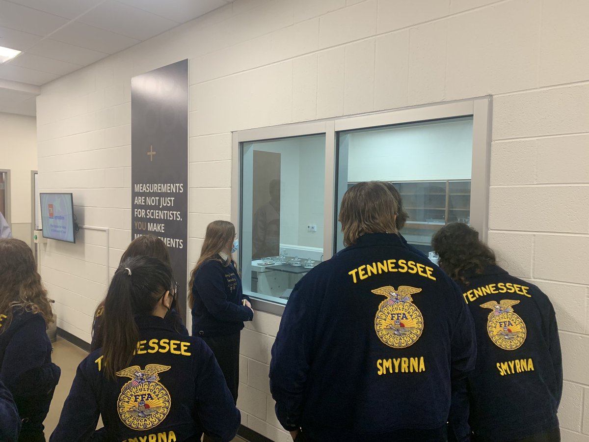 Today for National FFA Week, we toured the Tennessee Department of Agriculture! We enjoyed seeing the diagnostic and metrology laboratories as well as talking about agriculture in TN with Deputy Commissioner Tom Womack. #OnlyOneSHS <a href="/SmyrnaBulldog/">Smyrna Bulldog</a> <a href="/RuCoCTE/">RuCo CTE</a>