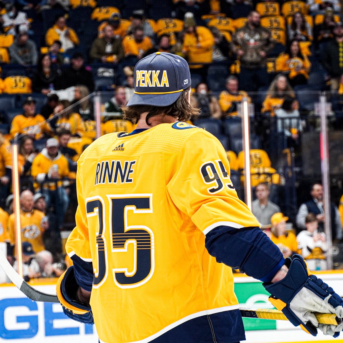 PredsNHL's tweet photo. Pekka Rinne https://t.co/ZfBtk5jWKQ