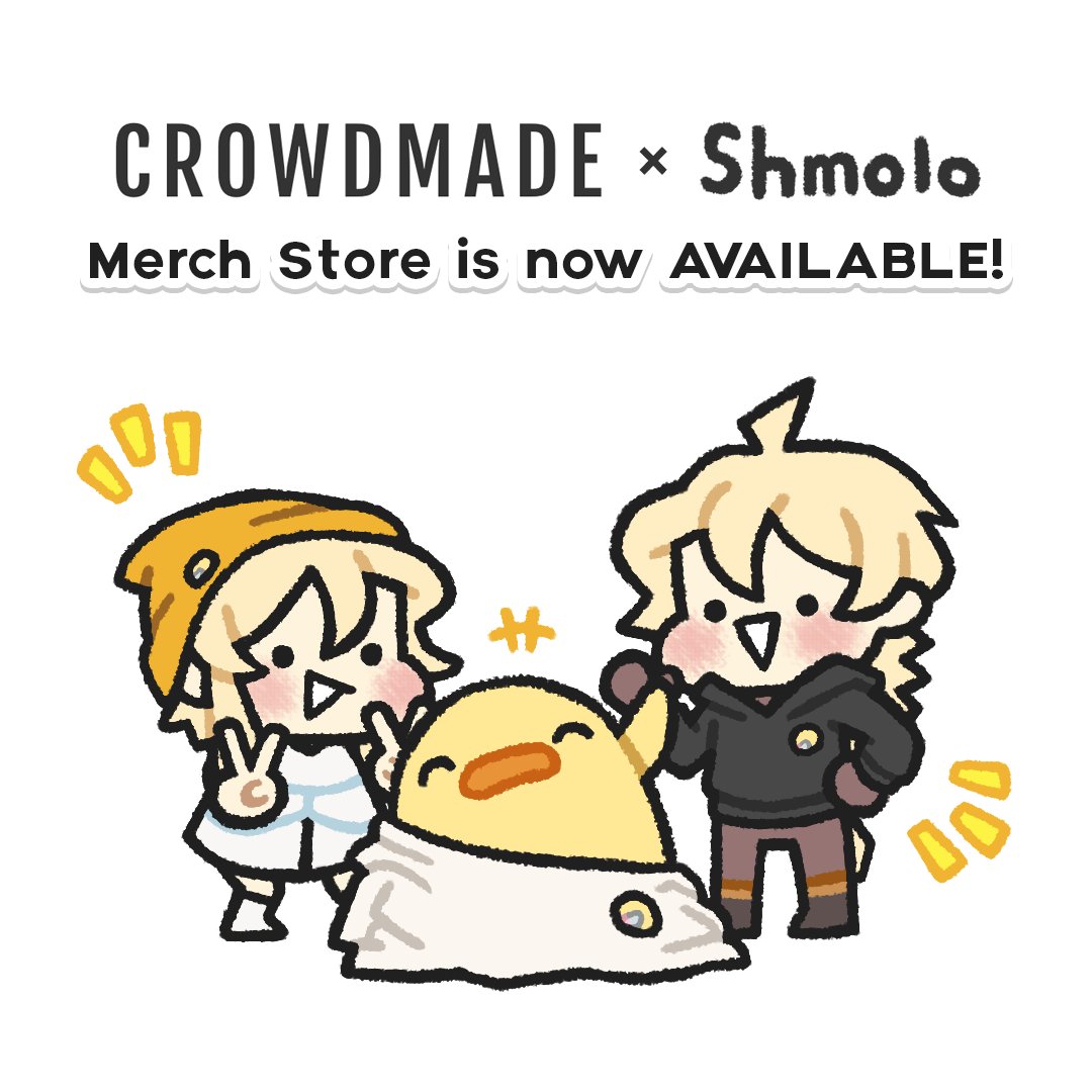 shmolo_'s tweet photo. I have a merch store now POG!!! 🛍️🐣
Thank you @crowdmademerch for this opportunity!

Right now we have stickers, beanies, t shirts, hoodies and even tote bags!

If you're interested in any of those and want to support me, feel free to drop by the store⬇️
https://t.co/ATW3h1tzMb https://t.co/0dTdTA6HXy