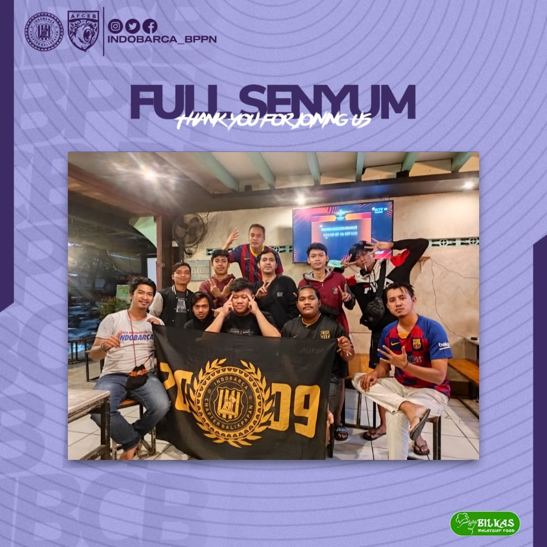 Full Time= Full Senyum 🔵🔴

#NapoliBarca 
#indobarcabalikpapan