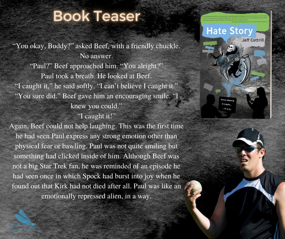 wolstenl's tweet photo. Meet Chuck Mahone aka Angry Chuck M aka Beef. Find out why Beef and his school softball buddies nicknamed Paul Shoreditch 'The Croucher' in 'Hate Story' by @jeff_cottrill #HateStory #Satire #SatiricalNovel #Books #BookTeaser #ComingSoon #DragonflyPublishing #readers #newrelease https://t.co/J7DFSgZiB8