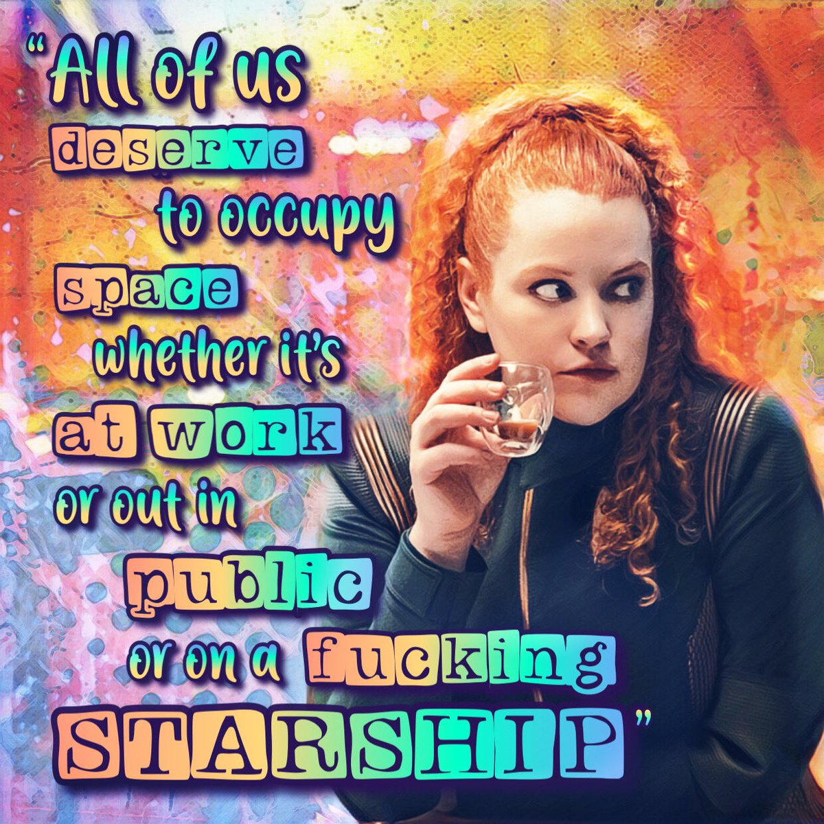 Luna__Moth's tweet photo. Repost for relevance. Quote by @may_wise 

#StarTrek #Tilly #Discovery https://t.co/cX1XiKb9qS