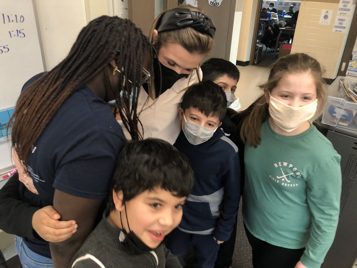 BrigittePittare's tweet photo. You know when you have built strong relationships with your students that when you come back to visit , they cry and jump with excitement 😊! So wonderful to have my former co-teaching partner back in the building for a visit @MissCutia. We miss you so so much! https://t.co/ooaQRiC3R6