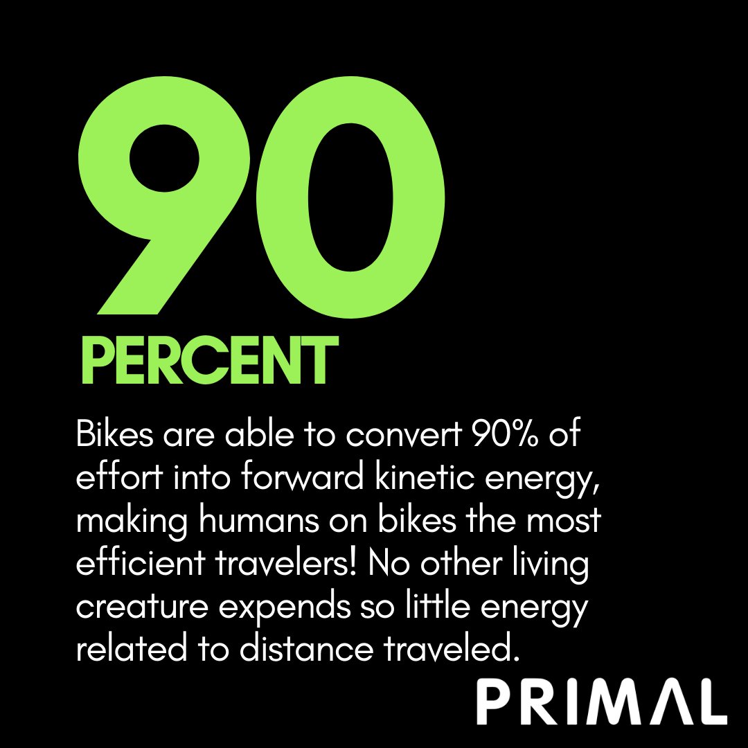 A person on a bicycle is the most efficient form of travel on the planet.

#ridewithprimal #everythinggoes #bikelife #lovecycling #cyclinggear #cyclingfact
