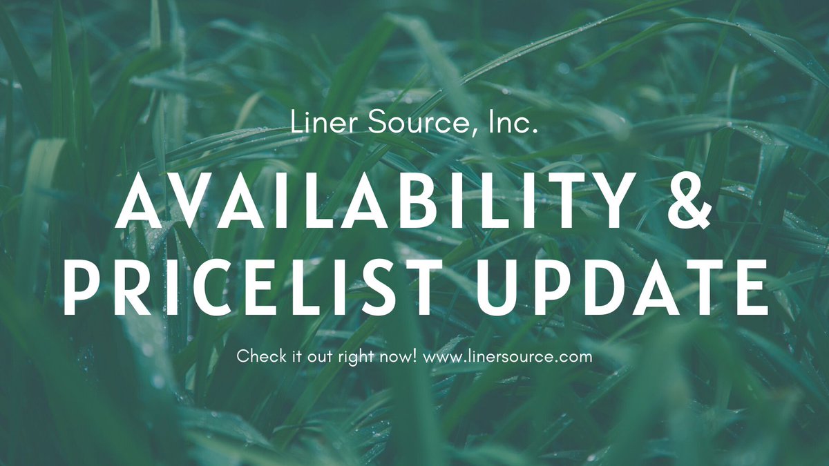 LinerSource's tweet image. linersource.com/availability--…