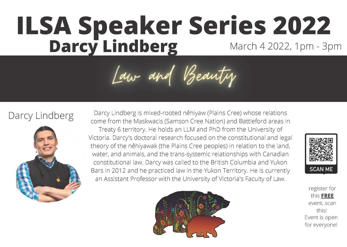 As we wrap up this years Speaker Series we have a special presentation by Darcy following the chiefs panel next Friday March 4,2022! The event is free and open to everyone and will be delivered online! If you haven’t registered yet, please do so!!