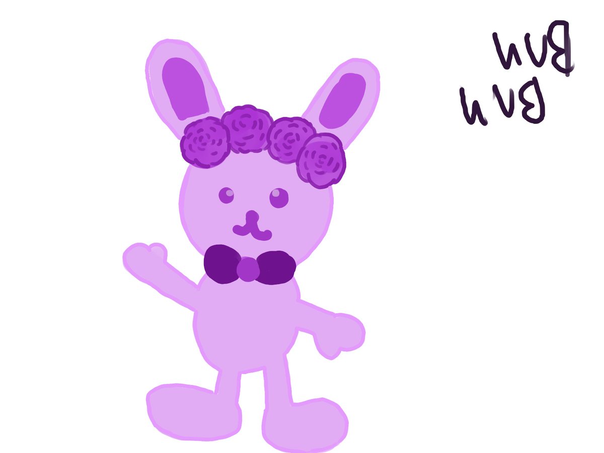 positronplayz's tweet photo. Made a quick concept for, #SWSpringContest. Might redraw this later, Just wanted to make sure I had enough time. The text says Bun-Bun which is the rabbits name, and they eyes are meant to be a bit different. She is actually a stuffed animal not a real rabbit. https://t.co/HaTl5IYRV6