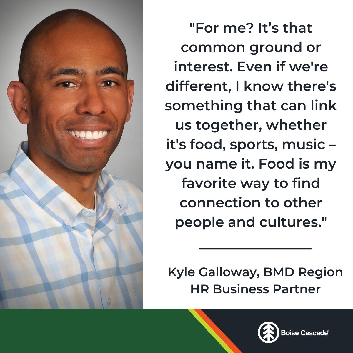 Boise_Cascade's tweet image. We sat down with our own Kyle Galloway, who shared his thoughts on how he embraces differences and creates connections.

#BlackHistoryMonth #EmbracingDifferences #BoiseCascade