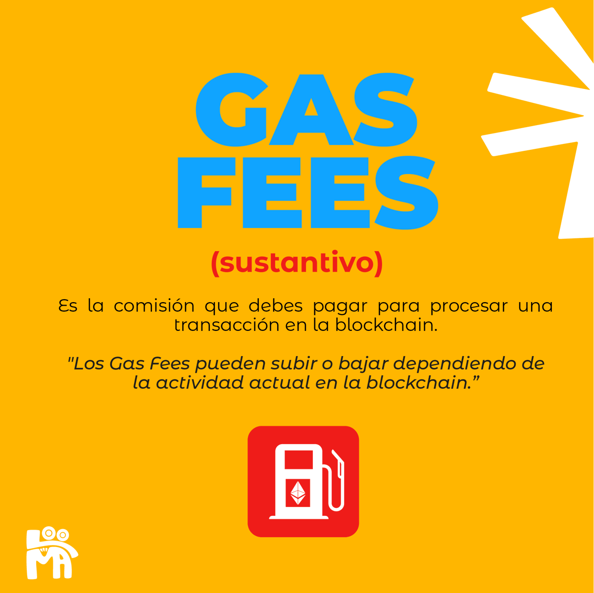 loomagroup's tweet photo. ¿Qué son los Gas Fees?

Sigue a @loomagroup para más educación sobre NFTs💡

#nftespañol #nftenespañol #nft #nftcommunity #nfts #nftcollectibles #nftnews https://t.co/2M1mnoQ0X2