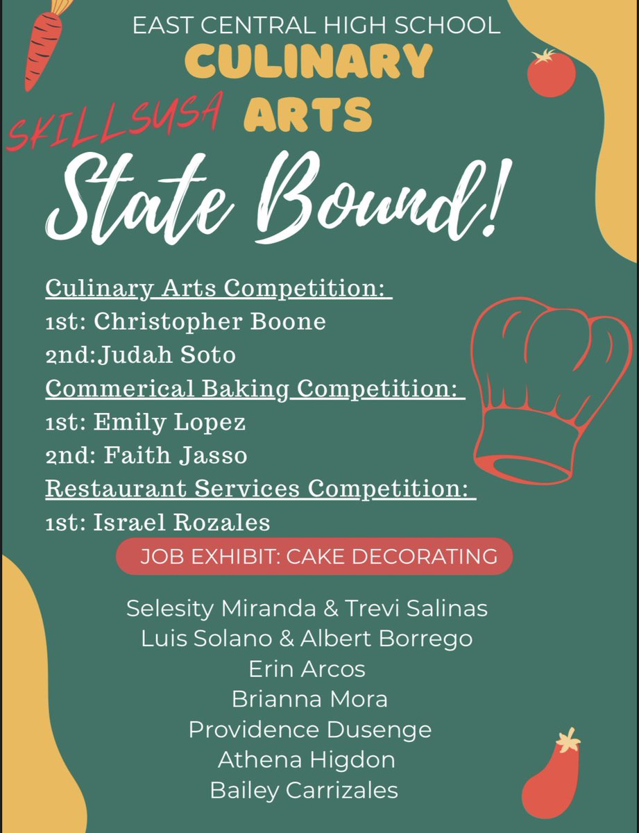 ECHS Culinary Arts tweet media