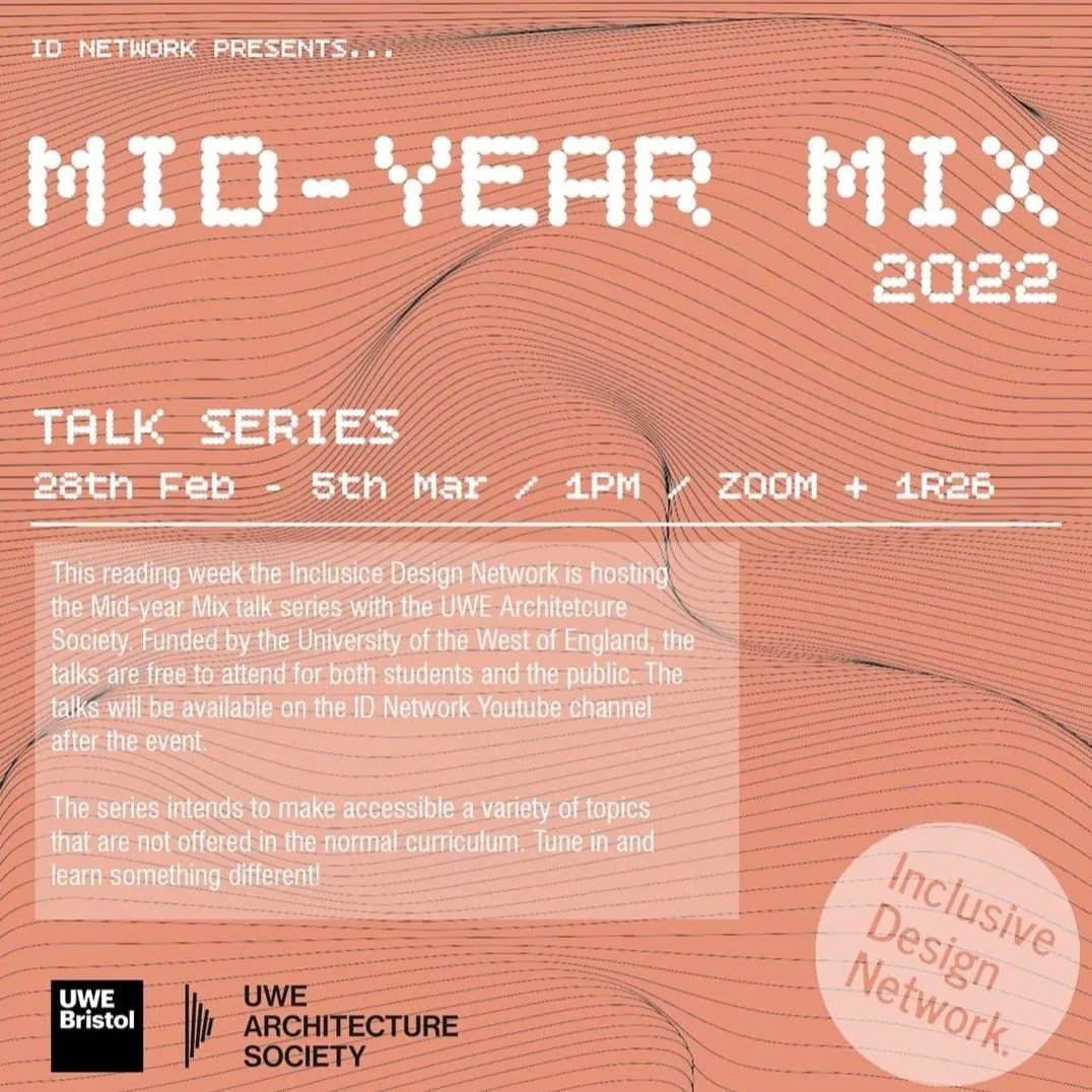 adavies_arch's tweet photo. I've organised a series of free talks with UWE Architecture department and @IncDesNet.  Get booked in and share :) https://t.co/faHVcIOBcj #Design #Architecture #Planning https://t.co/TeLRvNs26V