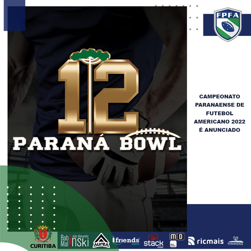 FPFA - FEDERAÇÃO PARANAENSE DE FUTEBOL 🏈 on X: O Campeonato Paranaense de Futebol  Americano está chegando! Confira a tabela e a fórmula de disputa, no nosso  site.  #football #fotballstate #fpfa #