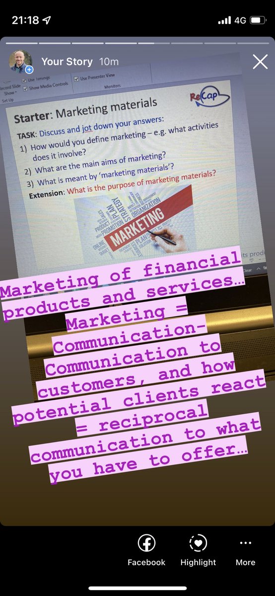 mrcollinsfinanz's tweet photo. Marketing, that’s not finance? Well if people are not successfully communicated to and educated about what’s available to them, then the financial services in question will never acquire a frictionless working relationship #libf #financialliteracy #FinancialEducation #rvlearning https://t.co/IoZju3RvPy