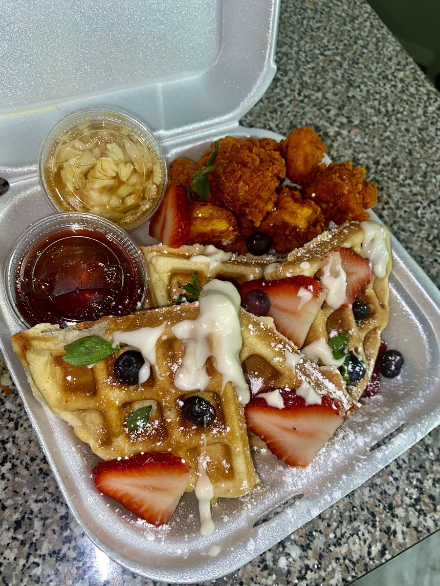 1804Kitchen's tweet image. Shrimp &amp;amp; Waffles.. Follow @1804Kitchen on all platforms .. #Haitianfood#mouthwatering#manjelakay#homecooking#thebest#1804#haiti#instafood#explore#Caribbeanfood#atl#atlantaeats#atlfoodies#foodblog#foodporn#haitianart#catering#creole#chefzoe#cheflife#entrepreneurs