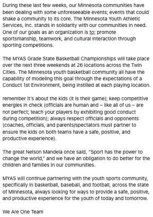 Minnesota Youth Athletic Services tweet media