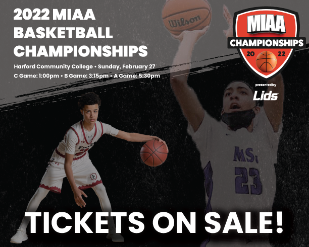 Attention DMV Area 📢📢📢 Tickets are now on sale for the 2022 Lids MIAA Basketball Championships this Sunday, February 27th at Harford Community College. <a href="/LSG_events/">Legendary Sports Group</a> 

Limited Tickets Available ❗ 
Buy Now ➡ buff.ly/3JXHcvT