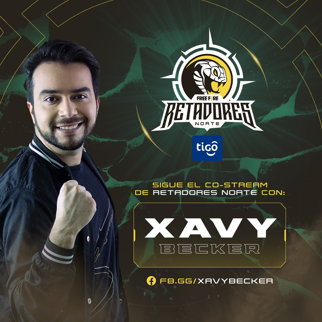 ¡Sorpresa, sorpresa! 👀
Donde hay Free Fire, debe estar <a href="/XavyBecker/">XavyBecker</a> y por eso estará haciendo co-streaming de #RetadoresFF. 😎🔝

👉 Síganlo desde: facebook.com/XavyBecker

⏰ 18:30 🇲🇽🇨🇷 Y 19:30 🇨🇴🇪🇨
🛰️