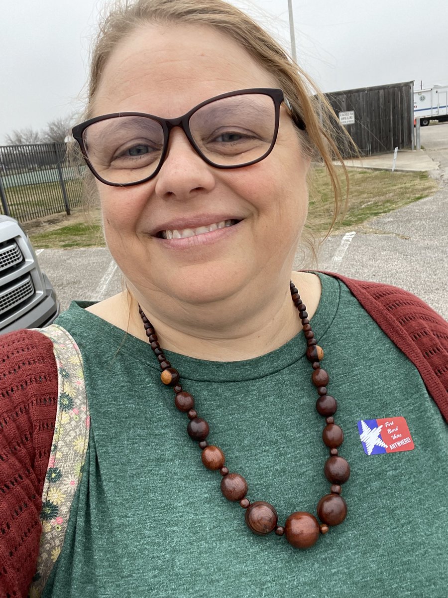 KerrLibrary's tweet image. Alief librarians vote! @AliefISD @AliefKerr