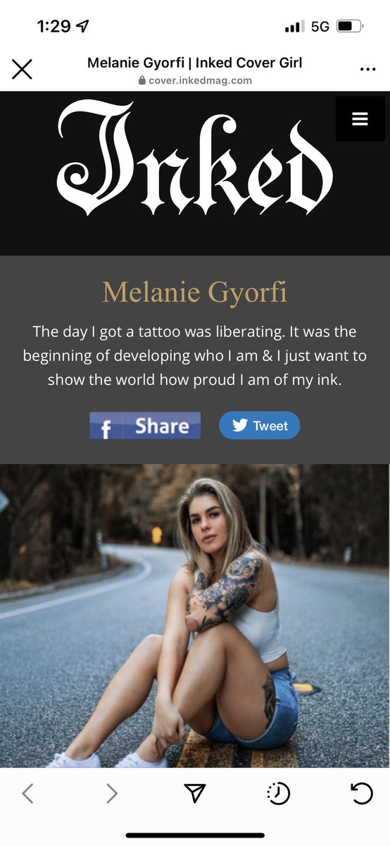 MrMarkNFT's tweet photo. This is my sister right here. We’re tryna make her #1 in this contest to be the Inked cover girl. Please vote. It’s easy 

Vote for Melanie Gyorfi to be on the cover of Inked Magazine 

#Inkedmagazine #Ink #tattoo #SHIBARMY 

 https://t.co/BYEW3P4E1a https://t.co/lENABSlSu5