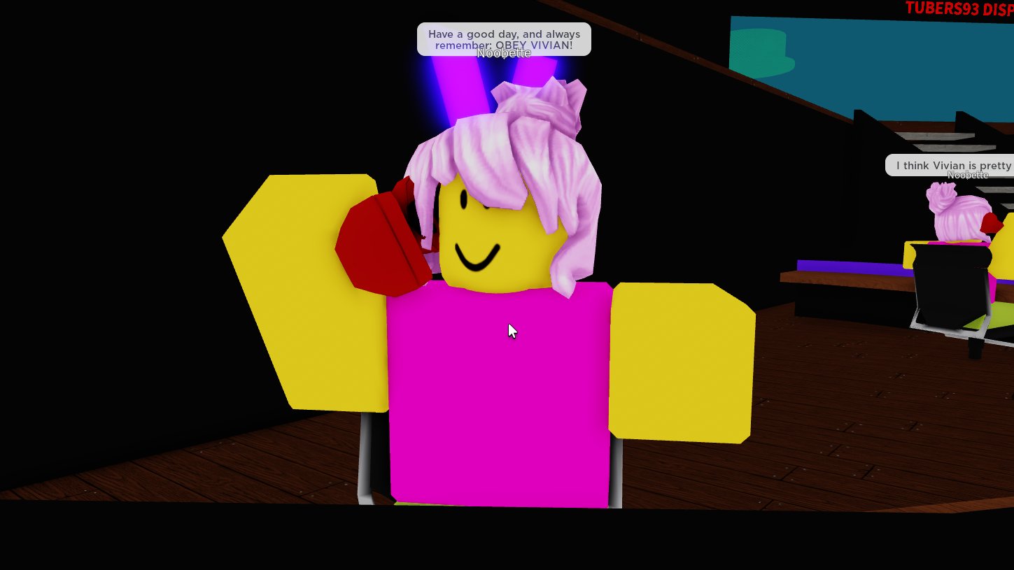 KreekCraft on X: A new Roblox Hacker known as Director Vivian has just  hacked and shut down a few popular Roblox games. She's directly targeting  and coming after me. Calling me out