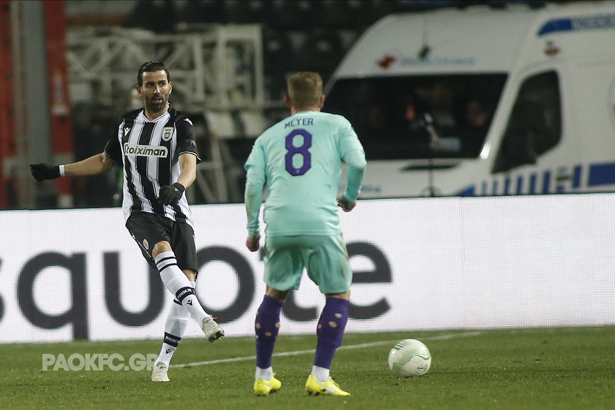 PAOK_FC's tweet image. 📸#Photos The Defenders! #Crespo #Ingason #PAOKFCM #UECL