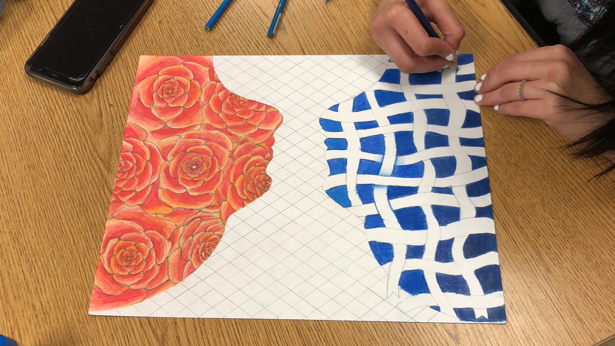 Sabina Cavazos π¨ (@lfhsart) on Twitter photo #WorkingW/ Positive/Negative Design #WorkingW/ Positive/Negative Design