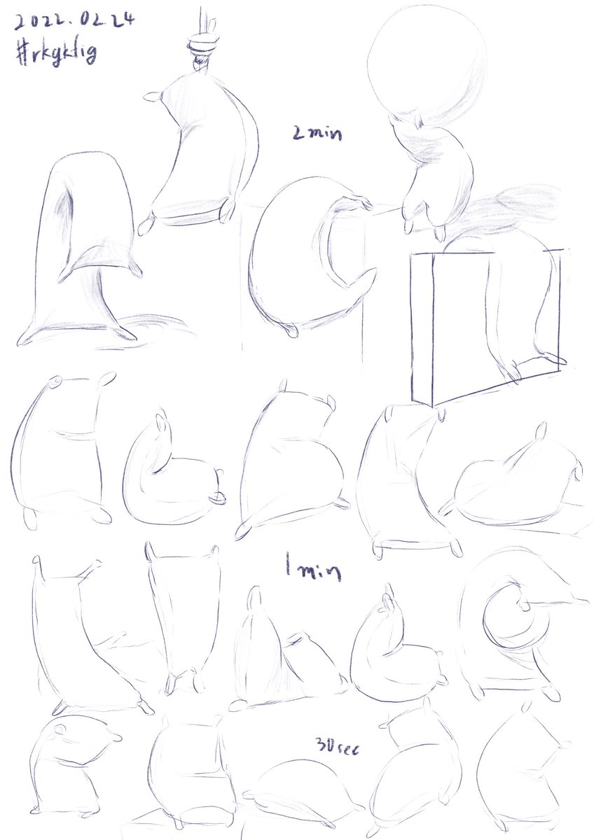 #マンレボ #rkgkfig
なんもうまく描けない時はクロッキー 