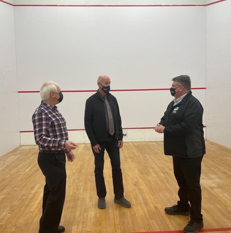 TownofCBS's tweet photo. (1/2) FUNDING ANNOUNCEMENT! 

Under the Canada Healthy Communities Initiative, the CBS Inclusivity Squash Program has been approved for $60K in funding to facilitate upgrades at the CBS Recreation Complex squash courts, and purchase 7 sports wheelchairs and 30 face shields. https://t.co/lH4F9jrtDm