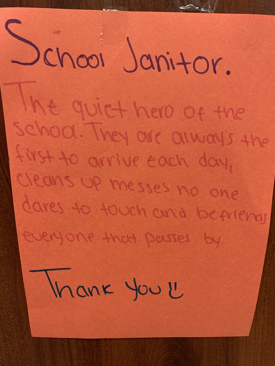 ⁦<a href="/ffa_summercreek/">SCHS FFA</a>⁩ wants to say thank you so much to our custodial staff at ⁦<a href="/HumbleISD_SCHS/">Summer Creek High</a>⁩ you guys really are the best💕💕