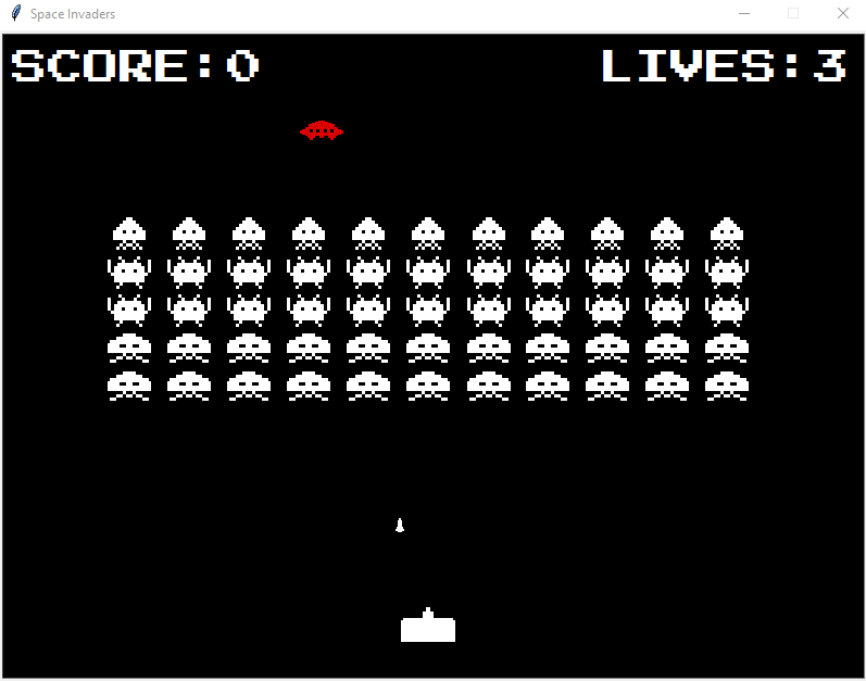 python3x_dev's tweet image. Day 94: Today I made a Space Invaders clone! This is my new favorite project in this section! Very fun to make and test. 🎮👾🕹️
Code:
github.com/python3xdev/10…
#100DaysOfCode #Python #programming #SpaceInvaders