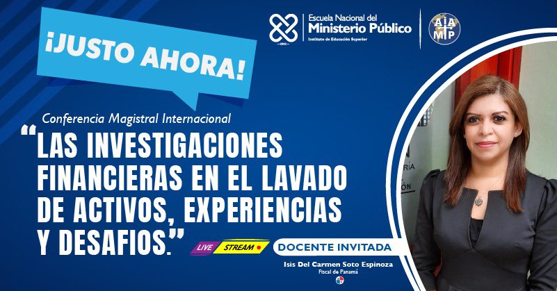 EscuelaMPRD's tweet photo. Justo ahora!!
Conoce más sobre la importancia de las investigaciones financieras en la persecución penal del delito de lavado de activos.
Accede ahora 👇
https://t.co/Z1xbg8XvbM
#ConferenciasMagistrales
#ENMPvirtual
#IIMP https://t.co/6ypGCzcuib