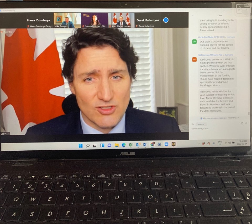 Attending the #nationalhousingsummit hearing from <a href="/JustinTrudeau/">Justin Trudeau</a> how to put the #nationalhousingstrategy in place. Providing NWT input on #northernhousingchallenges.