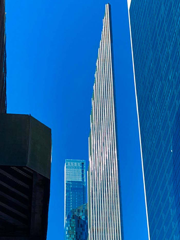 AlpertOlive's tweet photo. Olive Alpert  #PortDev2022
 I don't understand this building! Is it only for very thin people?
 #Buildings, #Windows, #Shadow, #Sliver, #BlueSky, https://t.co/RHMzyT9LIE