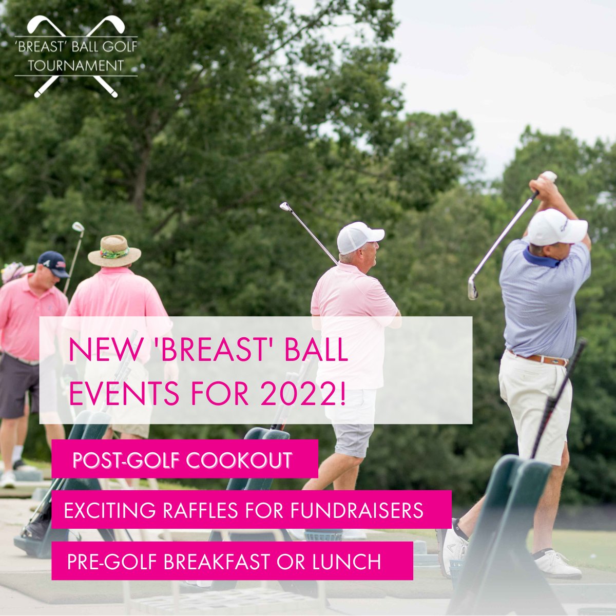 H4TG_org's tweet photo. New 'Breast' Ball events for 2022: 

⛳ Post-golf Cookout 
⛳ Exciting Raffles For Fundraisers
⛳ Pre-golf Breakfast or Lunch

Learn more at https://t.co/2AH2nMjREm. 

#williamsburggolf #breastcancerevents #hereforthegirls #breastcancersupport #golf #golftournament #757 https://t.co/j8lDd6PIl7