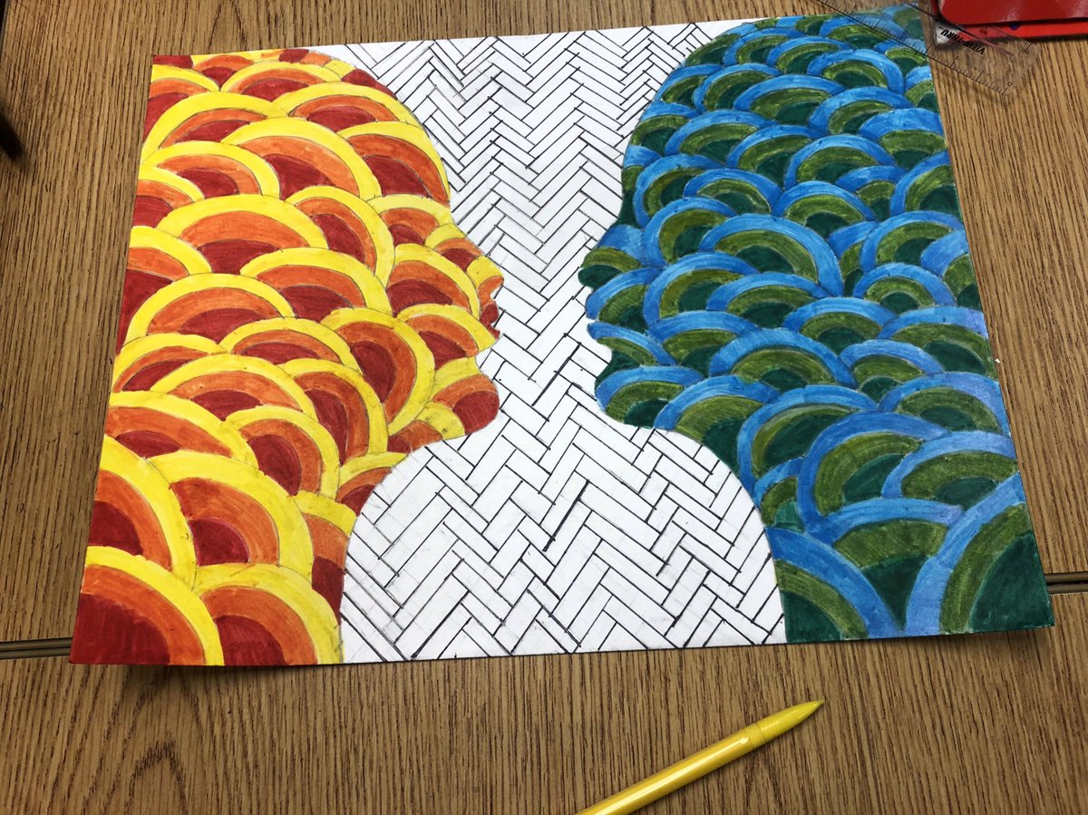 Sabina Cavazos π¨ (@lfhsart) on Twitter photo #ArtIPositive/Negative Design #ArtIPositive/Negative Design