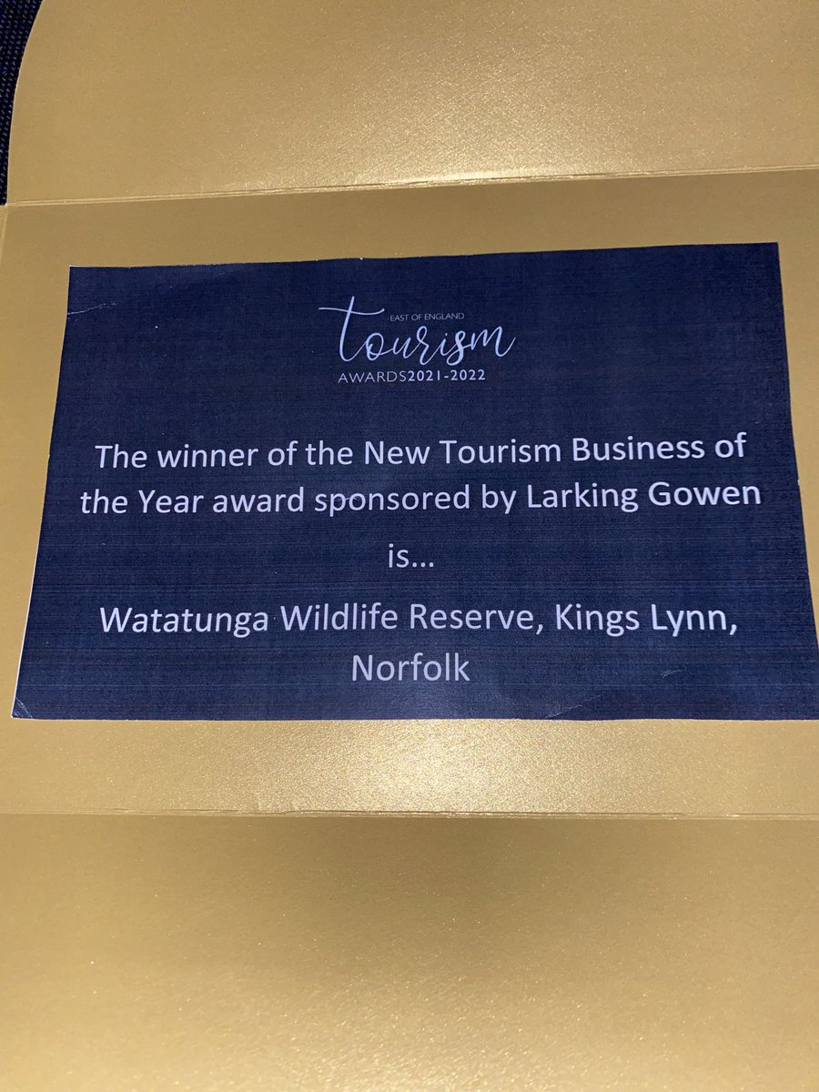 … and the winner @ #EOETourismAwards tonight is #Watatunga. Congrats from all ⁦<a href="/LarkingGowen/">Larking Gowen</a>⁩