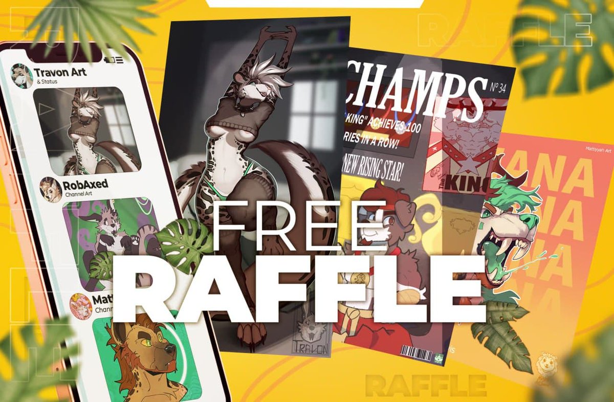 travonart.bsky.social (@travonart) on Twitter photo So, Let's do this raffle the old way!
Hosting a raffle with my friends @matthiyyah_lion <a href="/RobAxed/">RobAxed</a>
It will 3 prizes! One full body from each of us!
So yeah, 3 winners >w>
To enter is simple!
Follow us <a href="/TravonArt/">travonart.bsky.social</a> @matthiyyah_lion <a href="/RobAxed/">RobAxed</a>
Then RT This post <3
ends 30 of march! So, Let's do this raffle the old way!
Hosting a raffle with my friends @matthiyyah_lion <a href="/RobAxed/">RobAxed</a>
It will 3 prizes! One full body from each of us!
So yeah, 3 winners >w>
To enter is simple!
Follow us <a href="/TravonArt/">travonart.bsky.social</a> @matthiyyah_lion <a href="/RobAxed/">RobAxed</a>
Then RT This post <3
ends 30 of march!