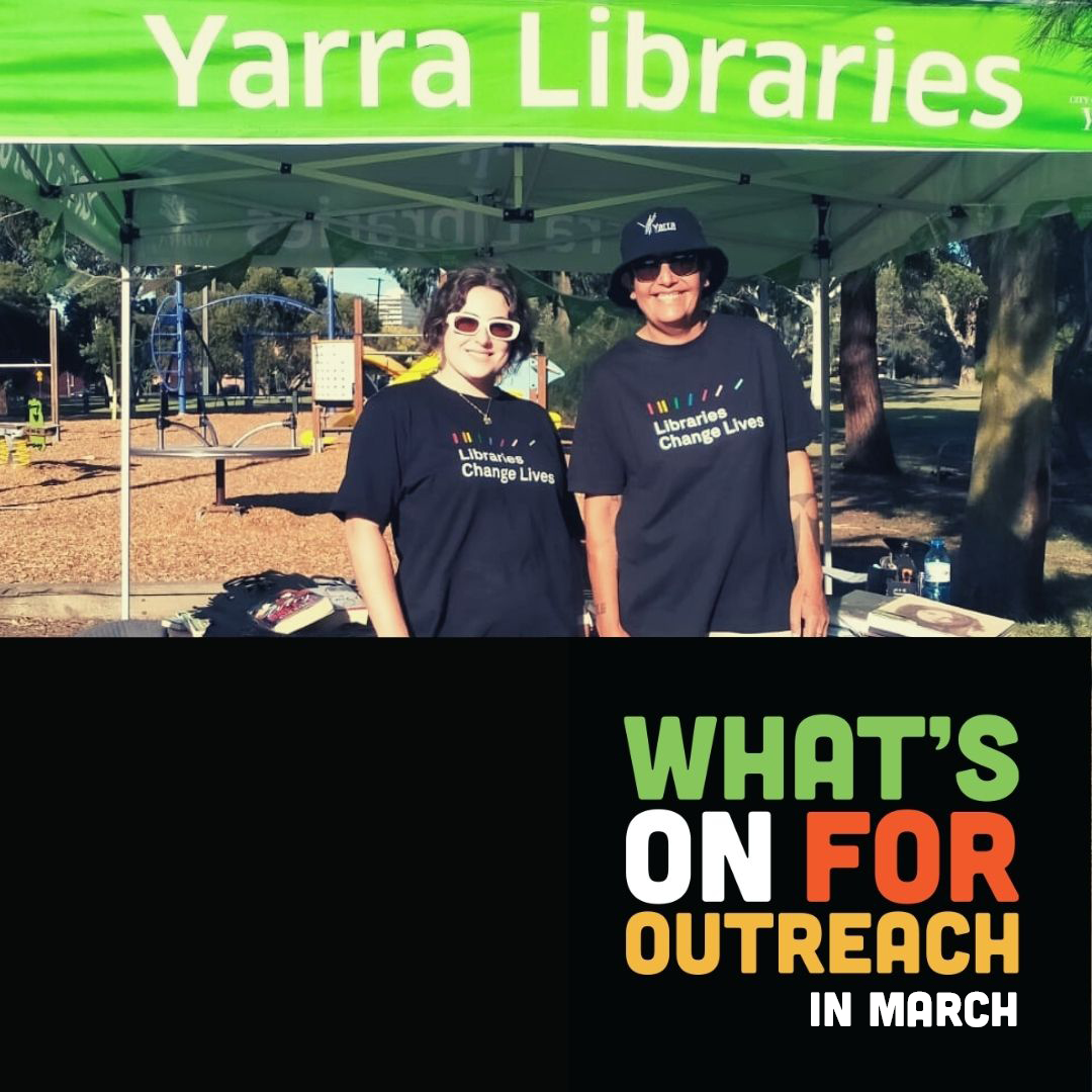 YarraLibraries's tweet photo. Want to discover more of what makes Yarra great? Come and meet us at one of our outreach events this March 👋
Thanks to: @Thread_Together, @OrangeSkyAU, @OpnTbl, @Cultivating_Com, BANH Inc & #AskIzzyAU
#LibrariesChangeLives #ThisLibraryDelivers #YarraLibraries #Community https://t.co/H9HDknRD3k