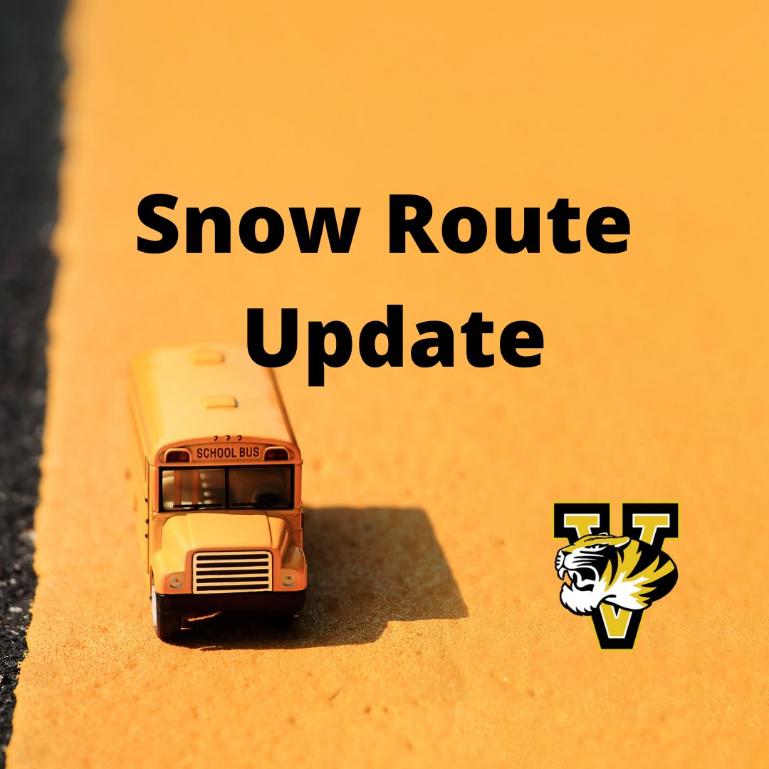 **Important Information**
At this time, we are planning on running snow routes tomorrow, Friday, February 25th and school will be in session.
