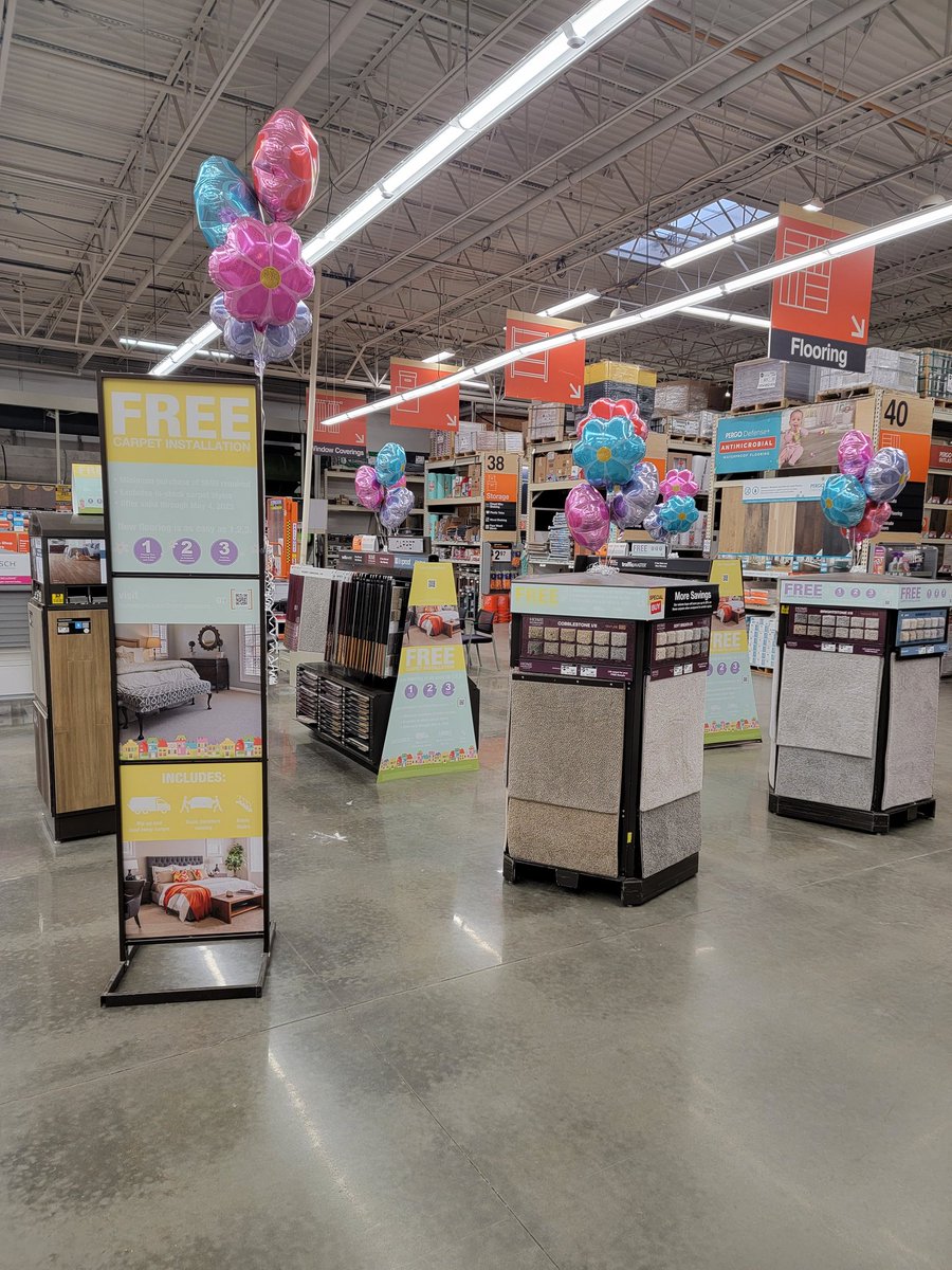 1405 carpet showroom showing off spring colors