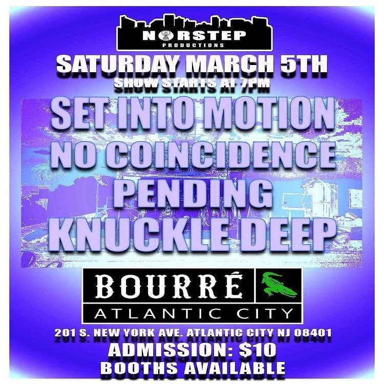 j_messinetti's tweet photo. Next week!

Sex 4 Breakfast serving a 10pm meal at East Berlin on Wednesday!

AND NoCo takes Atlantic City with Set Into Motion and some other sick bands. Come down to Bourre next Saturday at 7pm to rock out with us! https://t.co/9n8i5nuG9Y