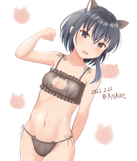 にゃ～ん♡ #艦隊これくしょん #艦これ #伊13(艦隊これくしょん) #伊13 https://t.co/QrORE2JGcY 