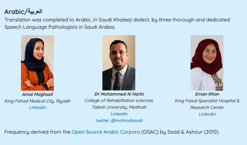 JohnPierce85's tweet photo. I can't tell you how excited I am that https://t.co/kN2HJDAro0 is now available in Arabic! The very thorough trio of @mohmdsaadi @aMooLaMM&amp; @Emanitis worked tirelessly on it over a loooong period. Their work means this free resource will help many more people with #aphasia ✊ https://t.co/wPmVUGkdvU