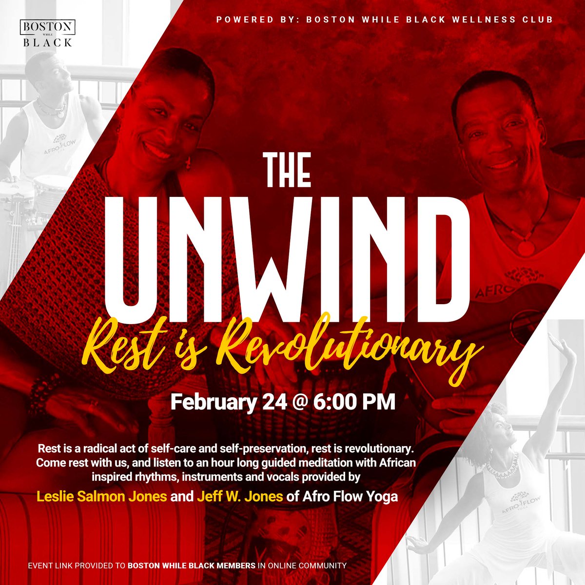 boswhileblack's tweet photo. 30 min 'til The Unwind: Rest Is Revolutionary w/ @AfroFlowYoga 

It's Not Too Late To RSVP https://t.co/GHJVJijo5n https://t.co/jmzsx2Ybha