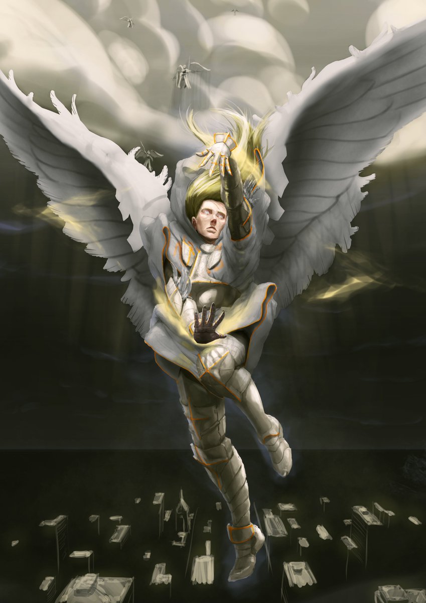 EternityHeroes's tweet photo. Hey! #NFTWORLD What do you guys/girls think? These are the latest #NFTDROP for Eternity Heroes. #NFT #NFTs this is Hurrah-Bach and Uraziel, two angels repelling darkness on Mother Earth's behalf. #NFTartist #raribleNFT https://t.co/XoMl3KvzTw